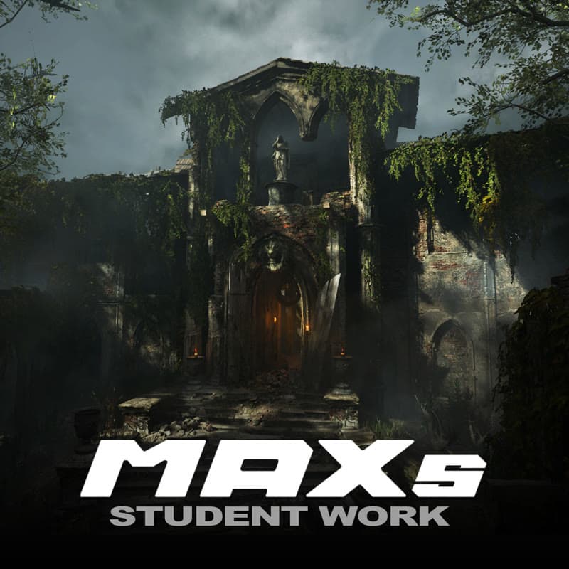 3D Environment Art: Abandoned Church | MAXs Student Work 2024